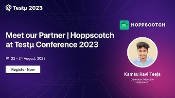 Meet our Partner | Hoppscotch at Testµ Conference 2023 | LambdaTest