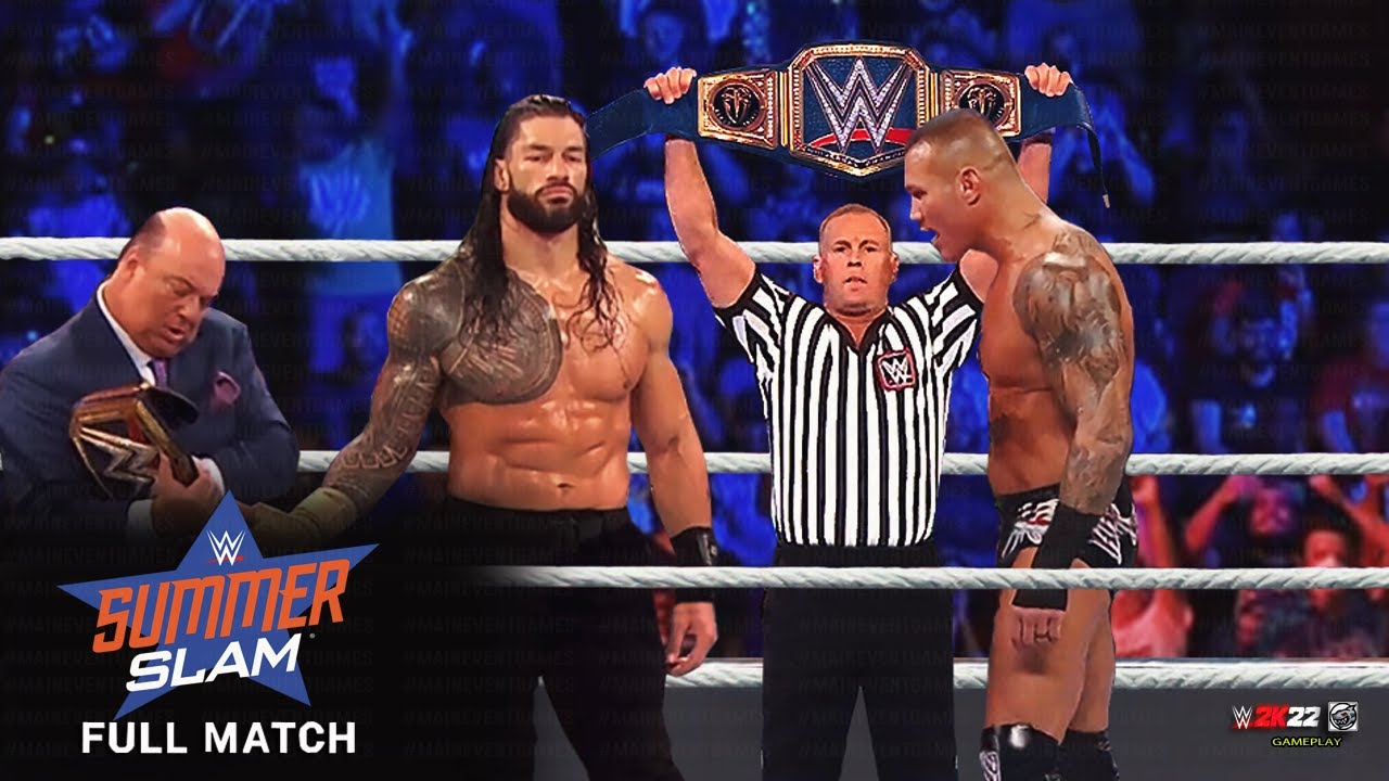 Roman Reigns vs. Randy Orton SummerSlam 2022 Universal Title Match