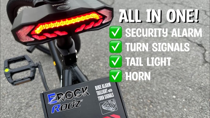 Bike Turn Signal Rear Light Bicycle Lamp Led Rechargeable Usb Bike Wireless  Lights