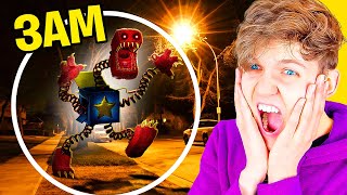 DON'T CALL PROJECT PLAYTIME AT 3AM! (BOXY BOO ATTACKS US IN REAL LIFE?!)