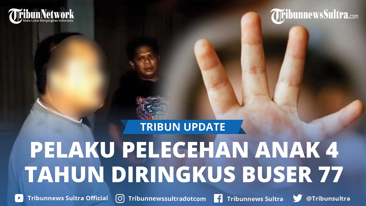 Detik-detik Pelaku Pelecehan Anak 4 Tahun di Kendari Sulawesi Tenggara Ditangkap Polisi Buser77