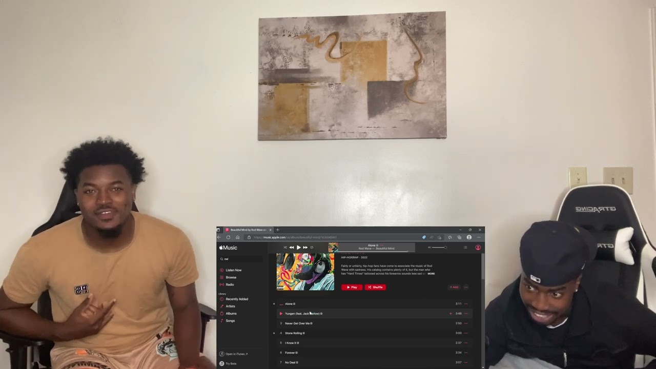 Rod Wave - Beautiful Mind (Full Album) (REACTION W/ LIL BRO!!!)