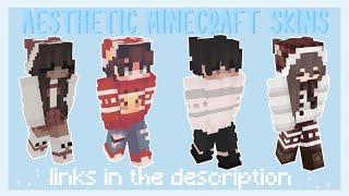 aesthetic winter and christmas minecraft skins ❄️ | links in description screenshot 5