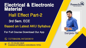 #Electrical & Electronic Material #Hall Effect Part-B  #3rd #semester Electronics #Electrical #ece