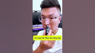 Máy tỉa lông mũi phiên bản mới unko pin trâu, chống nước