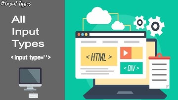 Learn html form elements part one |  input element | html tutorial for beginners