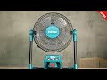 Total tools lithium ion batteryac voltage fan