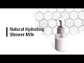 Natural hydrating shower milk