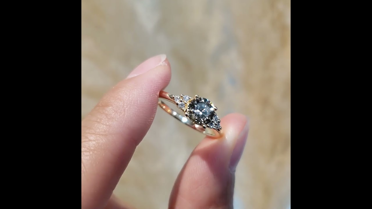 Champagne Diamond Engagement Ring | Era Design Vancouver Canada