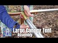 How to Assemble a Large Canopy Tent