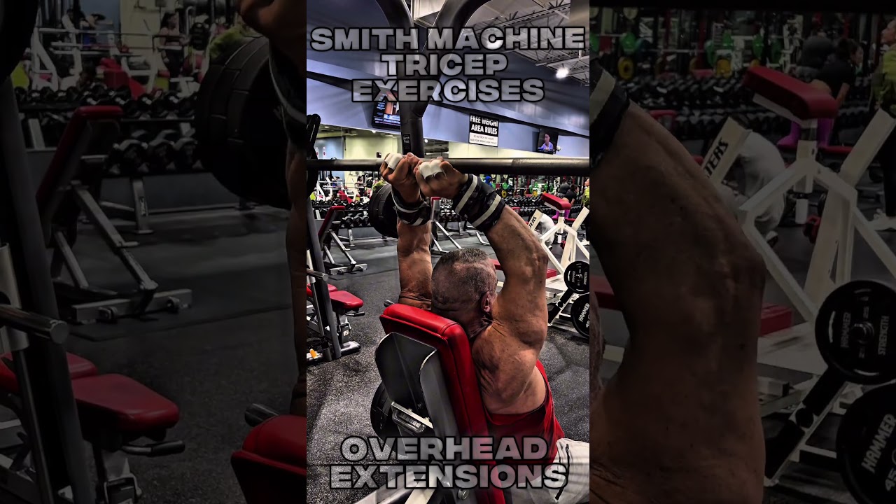 SMITH MACHINE TRICEP EXERCISES #workout #motivation #workouttips #triceps #exercise