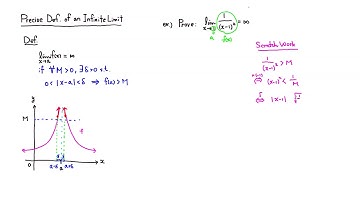 Precise Definition of an Infinite Limit