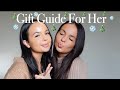 GIFT GUIDE FOR HER🎄| Designer, Footwear, Perfume, Clothes &amp; More - Ayse and Zeliha