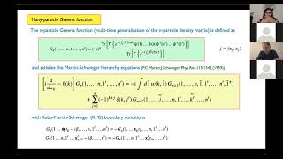 Rigorous aspects of functionals of Green functions by Robert van Leeuwen