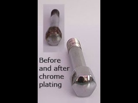 Verchromen Selber Verchromen Chrombeschichtung Youtube