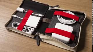 Twelve South BookBook CaddySack | Travel Tote for Cables