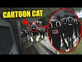 When you see this horde of cartoon cat outside your house lock your doors and do not let them in