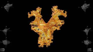 Julia Sets of the Power 2 Mandelbulb Fractal. (Technical Render.)