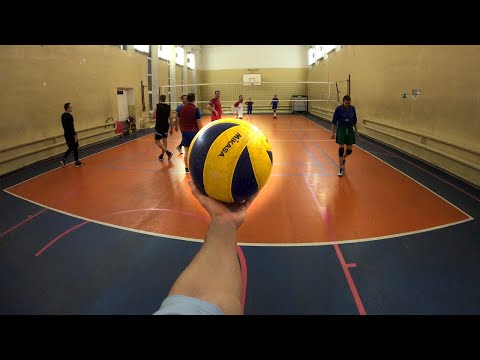 ВОЛЕЙБОЛ ОТ ПЕРВОГО ЛИЦА | Длинные розыгрыши | Экшн | VOLLEYBALL FIRST PERSON