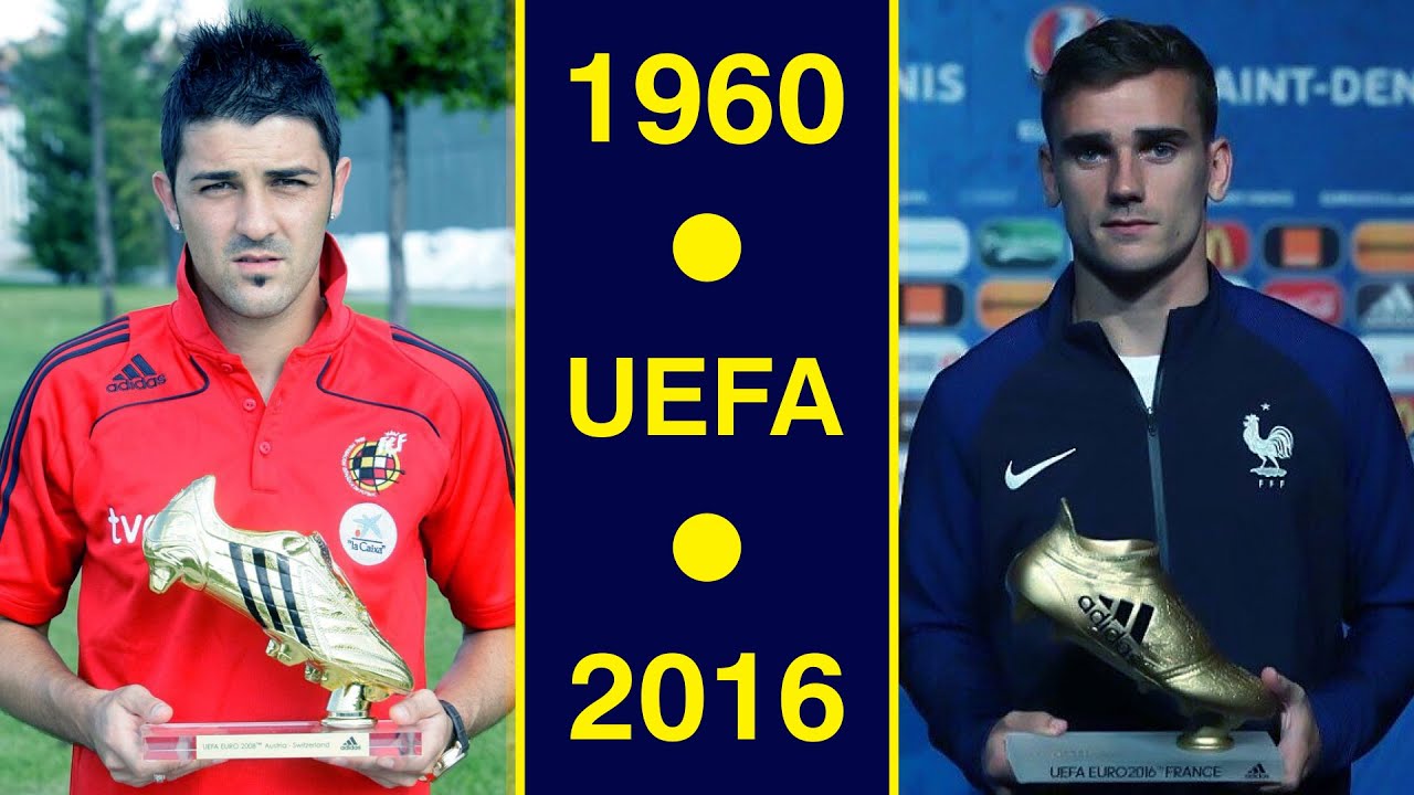 Uefa European Championship Top Scorers 1960 16 Youtube