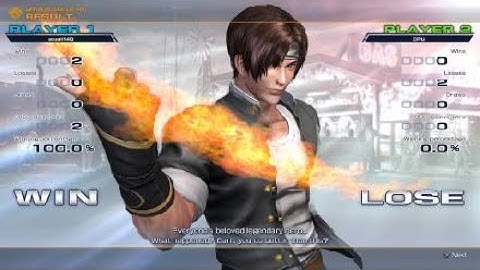 The King of Fighters XIV Kyo VS Terry