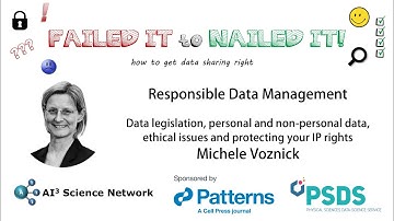 FI2NI: Data Legislation Personal/Non-Personal Data, Ethical Issues & Protecting IP – Michele Voznick