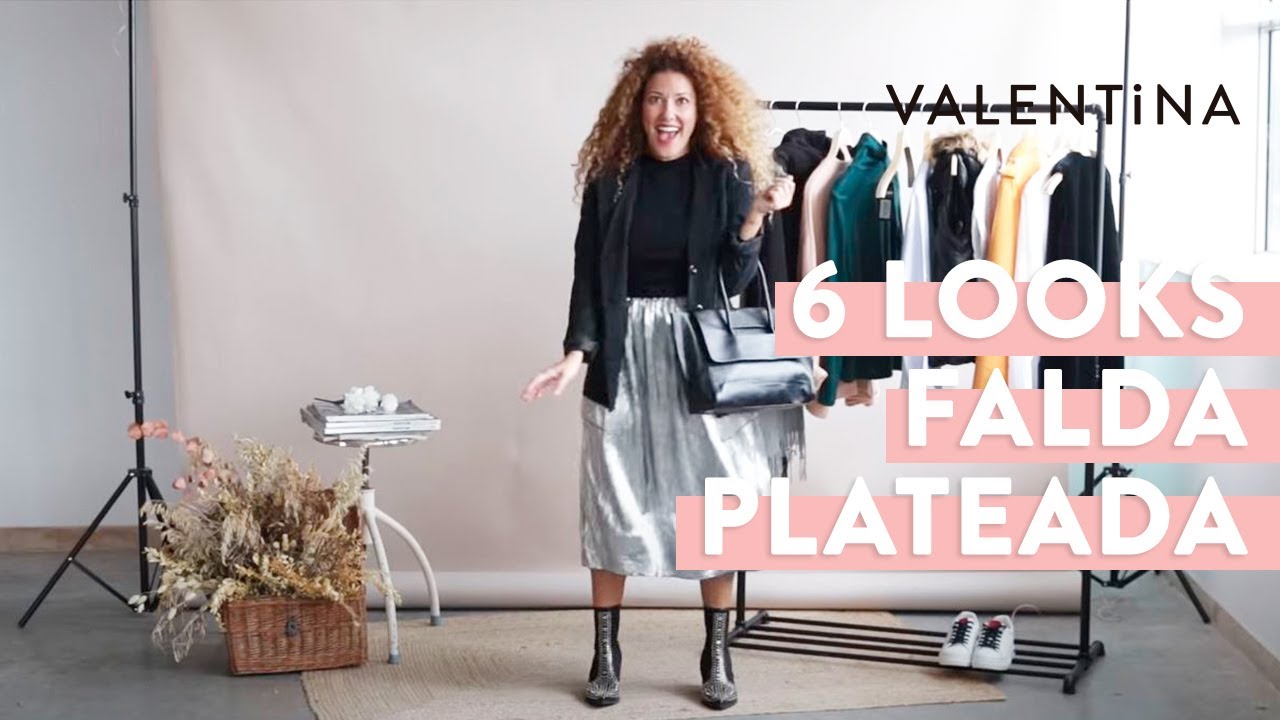 6 looks con falda plateada // VALENTiNA 