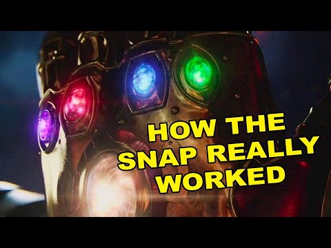 Avengers: Endgame - How Thanos&#039; Snap ACTUALLY Worked