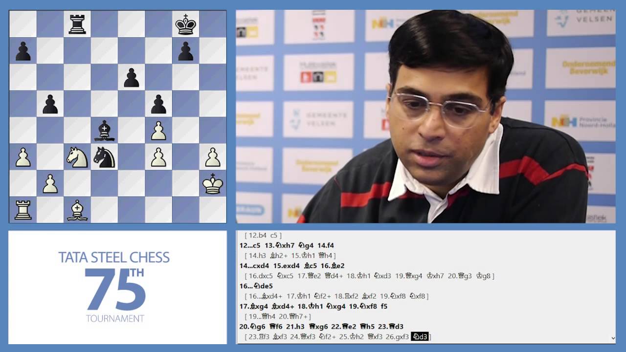 Tata Steel Chess Round 1: Viswanathan Anand off the mark with a