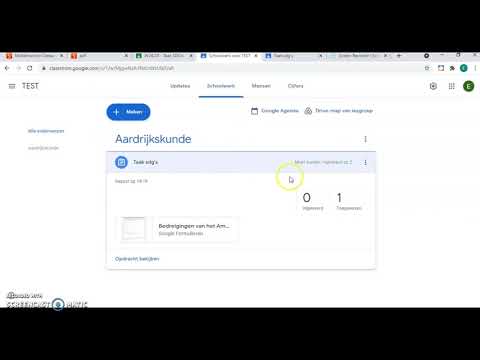 Inleveren opdracht google classroom