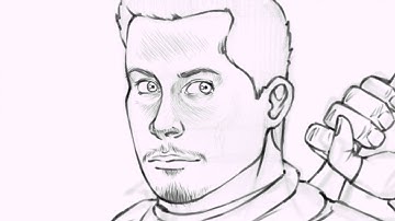 Speed line art (SketchBook Pro)