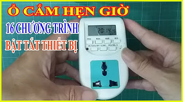 Hướng Dẫn Sử Dụng Ổ Cắm Hẹn Giờ Digital Timer AL 06W | Điện Nước 365