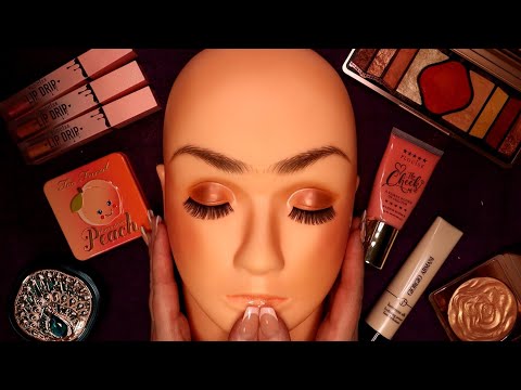 ASMR My Basic Makeup Look On A Mannequin