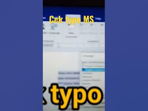 cara muda cek dan perbaiki typo pada Microsoft word #jalantikus #