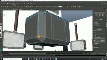 Thor Hammer 3d modeling tutorial maya || part 1