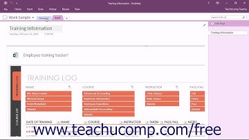 OneNote 2016 Tutorial The OneNote Environment Microsoft Training