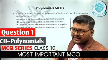 If one of the zeroes of a quadratic polynomial of the form x2 + ax + b is the negative of the other,
