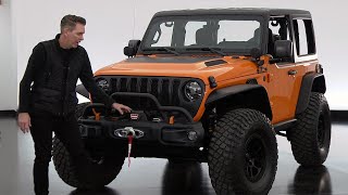 2021 Jeep Orange Peelz Concept (Based on a two-door Wrangler)