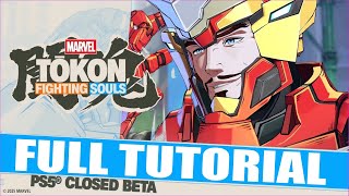 Marvel Tokon Closed Beta Tutorial Playthrough #marvel #arcsystemworks #fightinggames