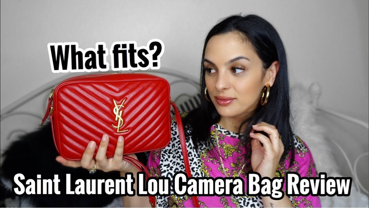 What Fits In The Saint Laurent Lou Camera bag+Review