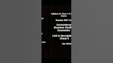 Commerce Classes | New Guidelines and Syllabus | Session 2021-22 | Class 12
