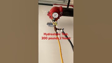 Hydrostatic testing fire sprinkler system #shorts #Firesprinkler #fireprotection