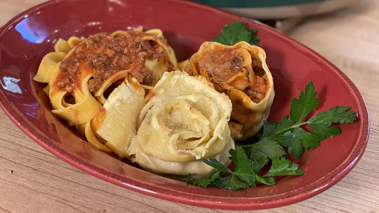 How To Make Stuffed Pappardelle Roses | Rachael Ray | Rachael Ray Show