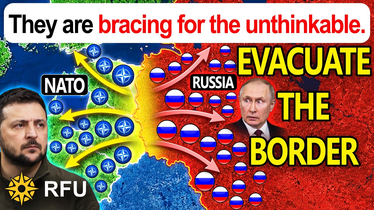 ⁣Russia and NATO prepare for WAR as borders are being evacuated.