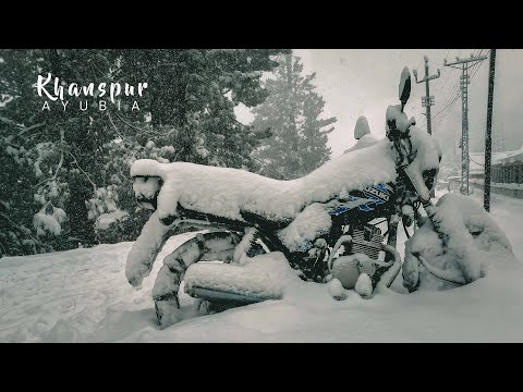 STUCK IN MURREE SNOW STORM | AYUBIA KHASPUR | NATHIA GALI IN WINTER | ROAD UPDATE | EID TOUR