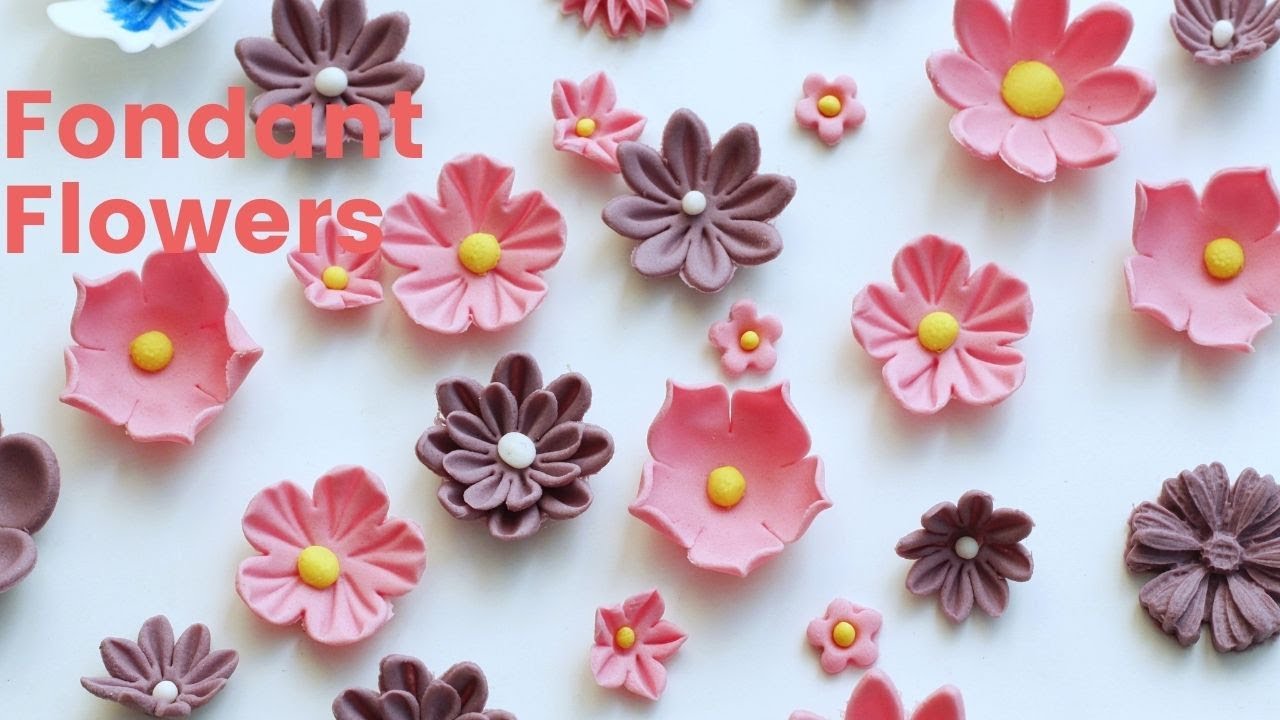 Fondant Flowers Tutorial How To Make