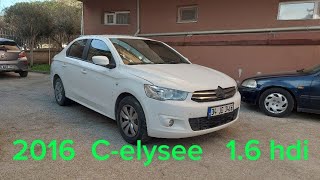 2016 Citroen C elysee 1.6 hdi Detaylı İncelemesi