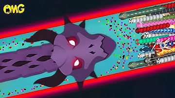 I reached 100,000+ points in snake.io🐍in the shortest possible time🐍Collect big score from the MAP🐍