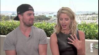 Stephen Amell and Emily Bett Rickards Talk Olicity in Season 4