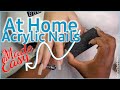 At Home Acrylic Nails &amp; Nail Art 🎨 || 🗣 VERY CHATTY TUTORIAL